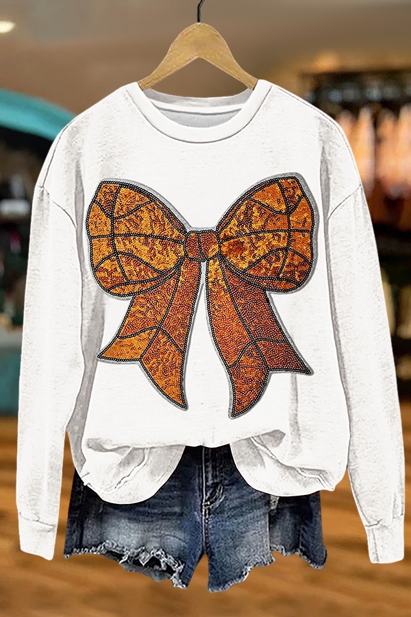 Bow Basketball Sweatshirt