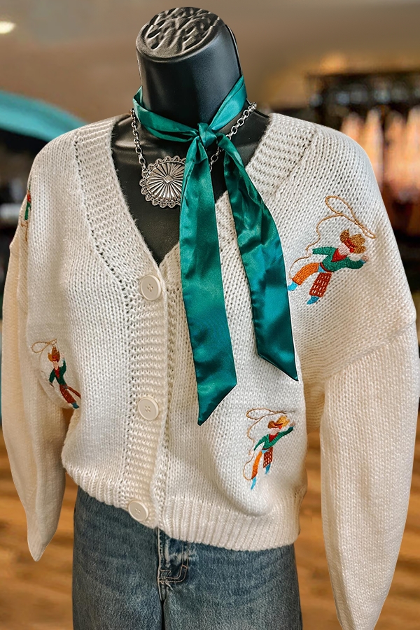 Western Cowgirl Rodeo Cardigan