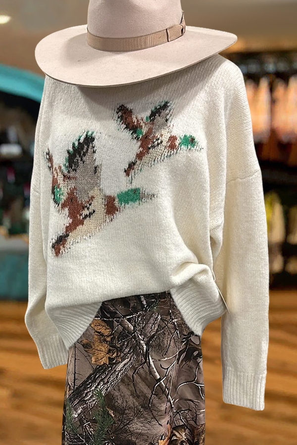 Wild Duck Flying Sweater