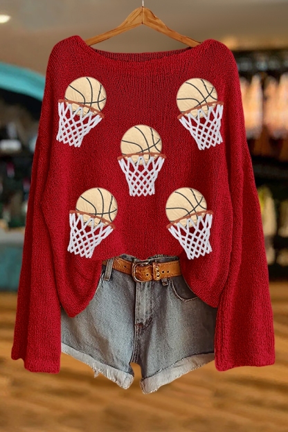 Shiny Basketball Sweater