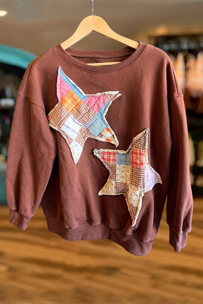 Star Patterned Sweatshirt