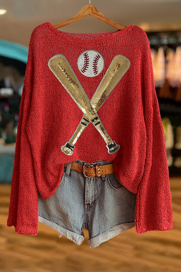 Baseball Game Day Sweater