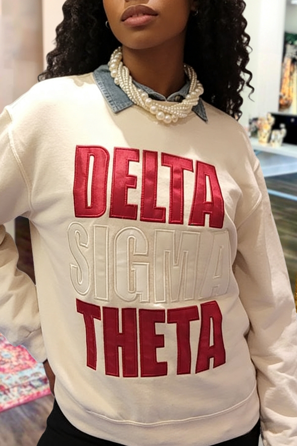 Shiny Delta Sigma Theta Sorority Sweatshirt