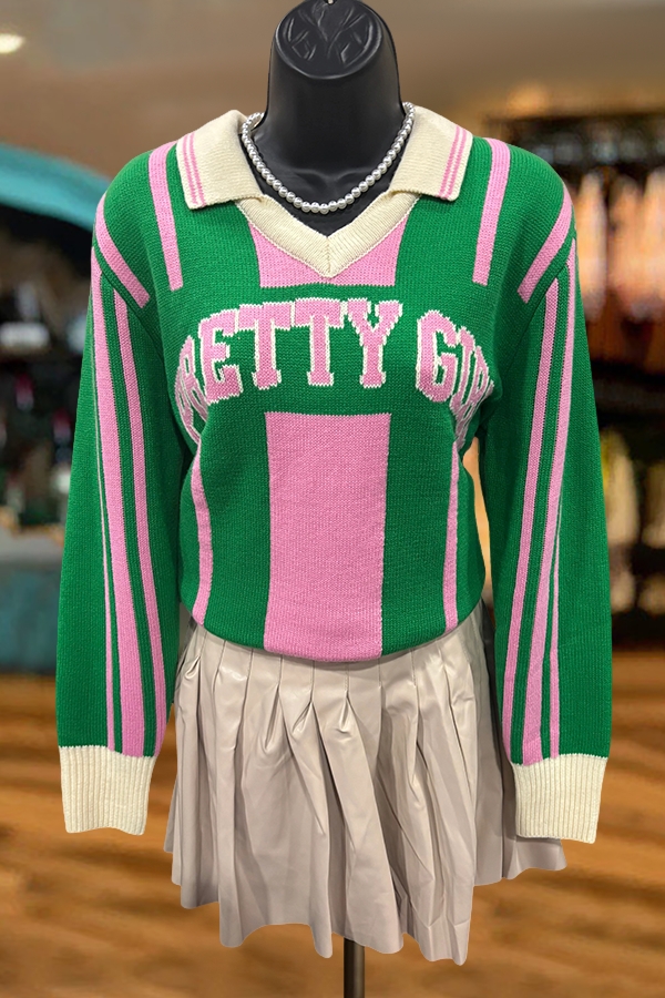 Alpha Kappa Alpha Sorority Polo Sweater