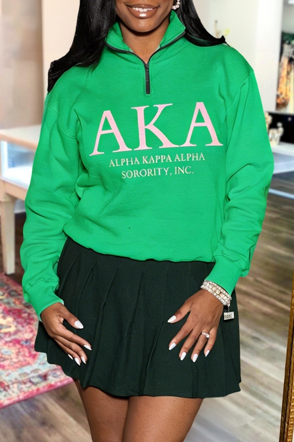 Alpha Kappa Alpha Sorority Zip-Up Sweatshirt