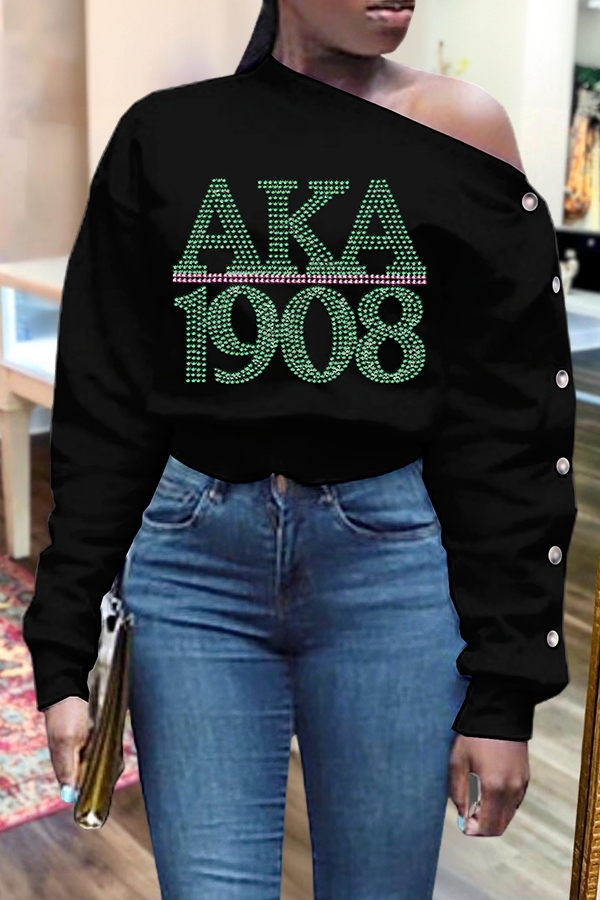 Alpha Kappa Alpha Sorority 1908 Button-Up Sweatshirt