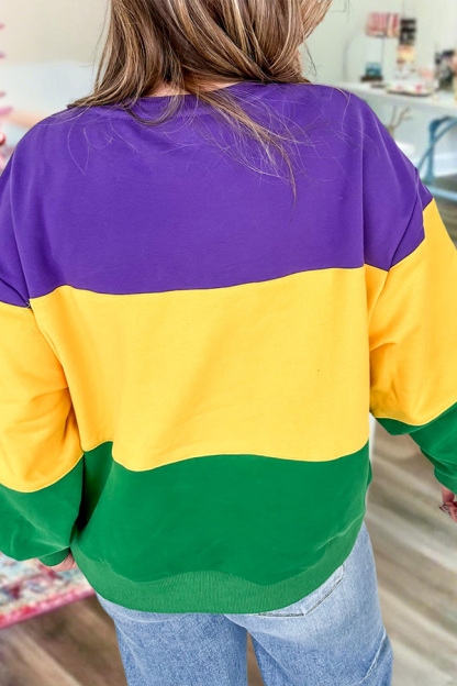 Queen Card Mardi Gras sweatshirt