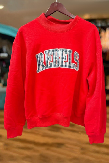 Game Day Football Red And Blue Sweatshirt