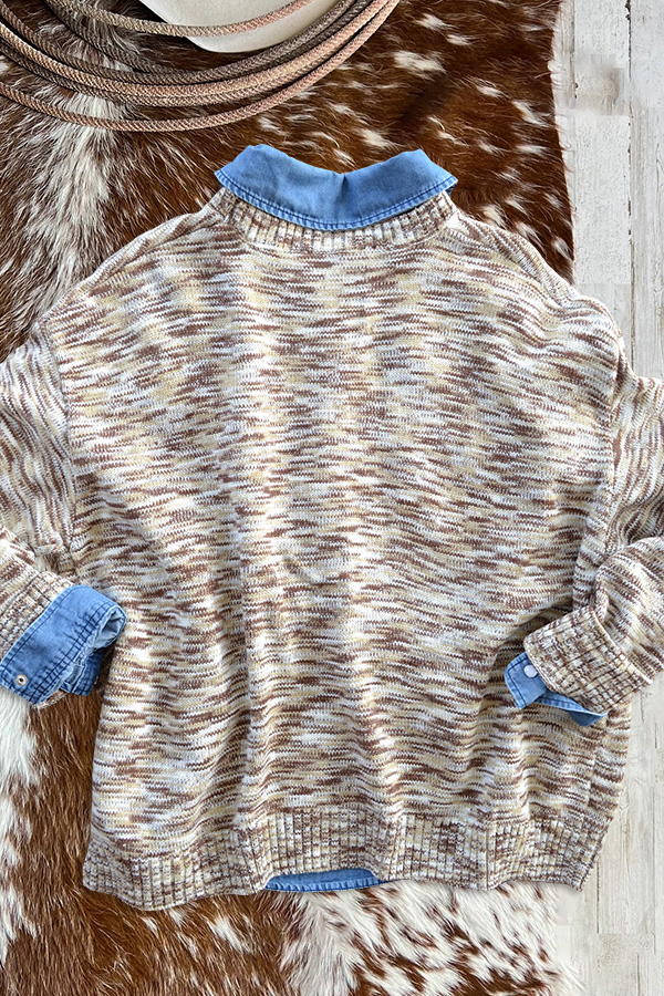 Western Cowgirl Horseshoe Sweater