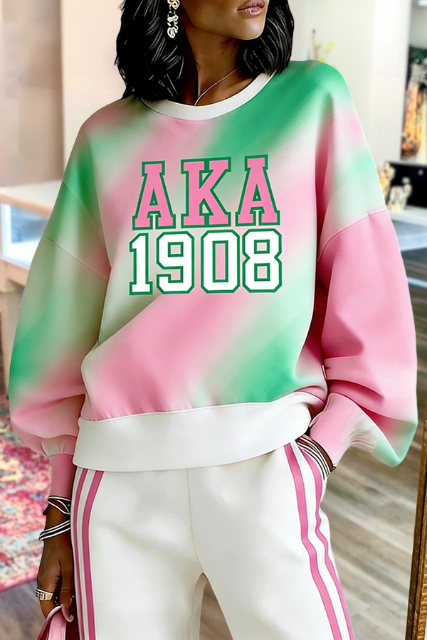 Alpha Kappa Alpha Sorority Gradient Sweatshirt