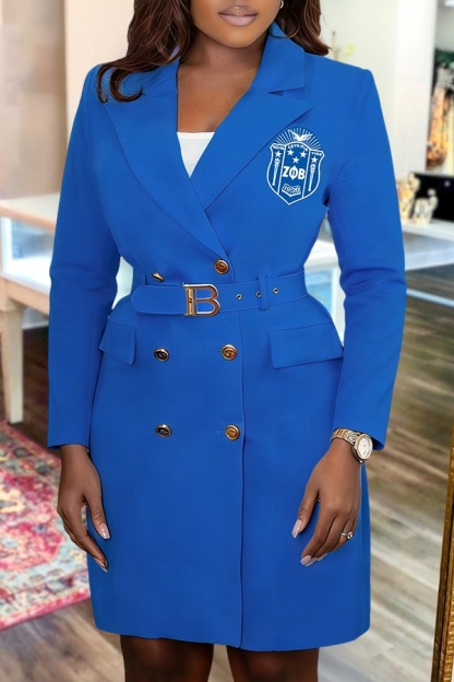 Zeta Phi Beta Sorority Blazer Dress