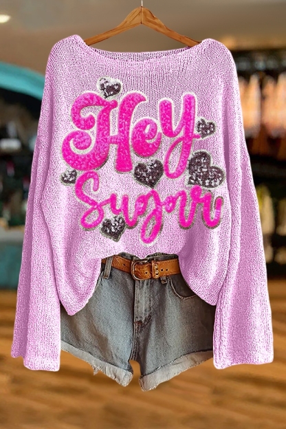 Valentine's Day Hey Sugar Sweater