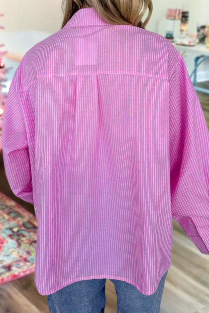 Valentine's Day Striped Swan Shirt