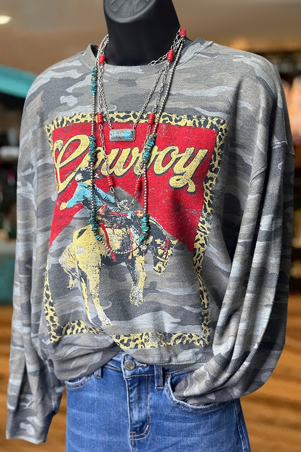 Cowboy Camouflage Sweatshirt