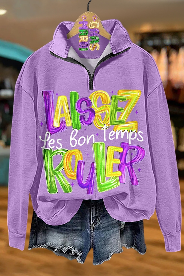 Mardi Gras Laissez Les Bon Temps Rouler Sweatshirt