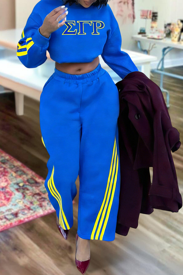 Sigma Gamma Rho Sorority Striped Sweatshirt