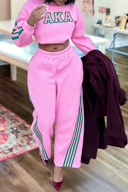 Alpha Kappa Alpha Sorority Striped Sweatshirt
