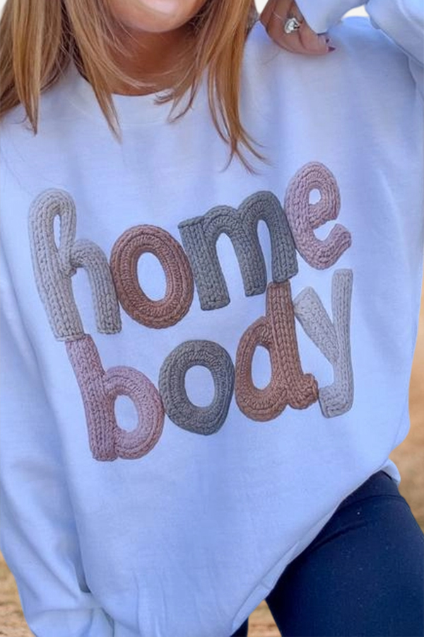 Cute Homebody Graphic Sweatshirt