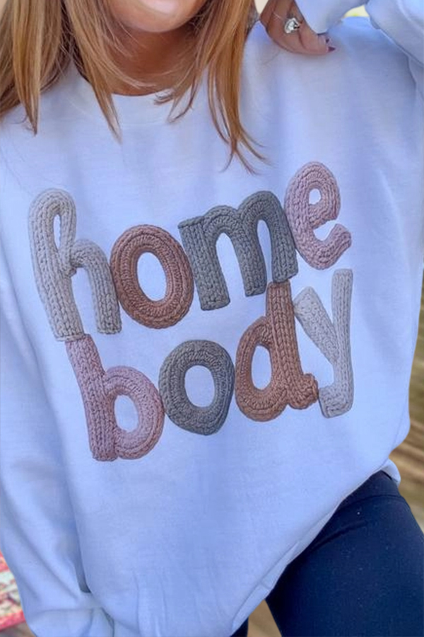 Cute Homebody Graphic Sweatshirt