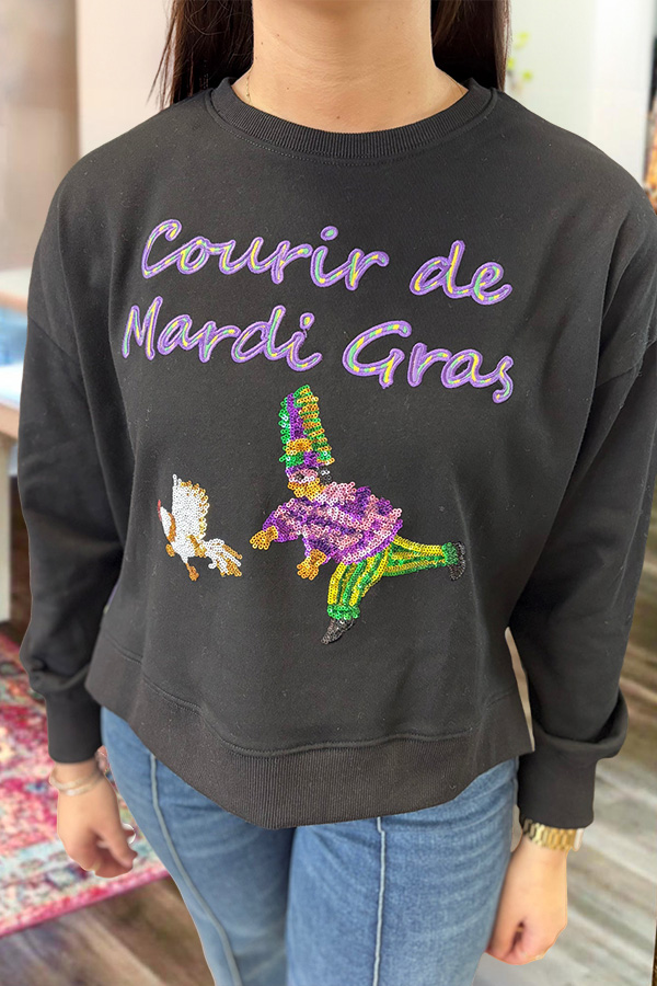 Courir De Mardi Gras Sweatshirt