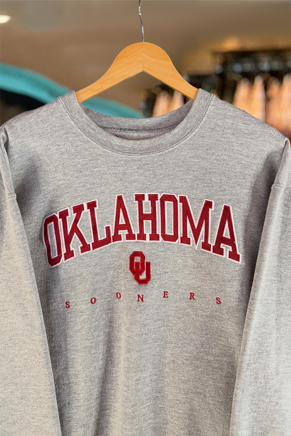 Game Day Red Football Sweatshirt