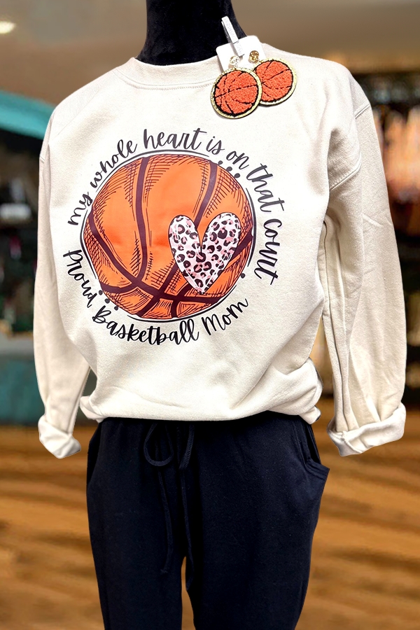Basketball Mom Sweatshirts