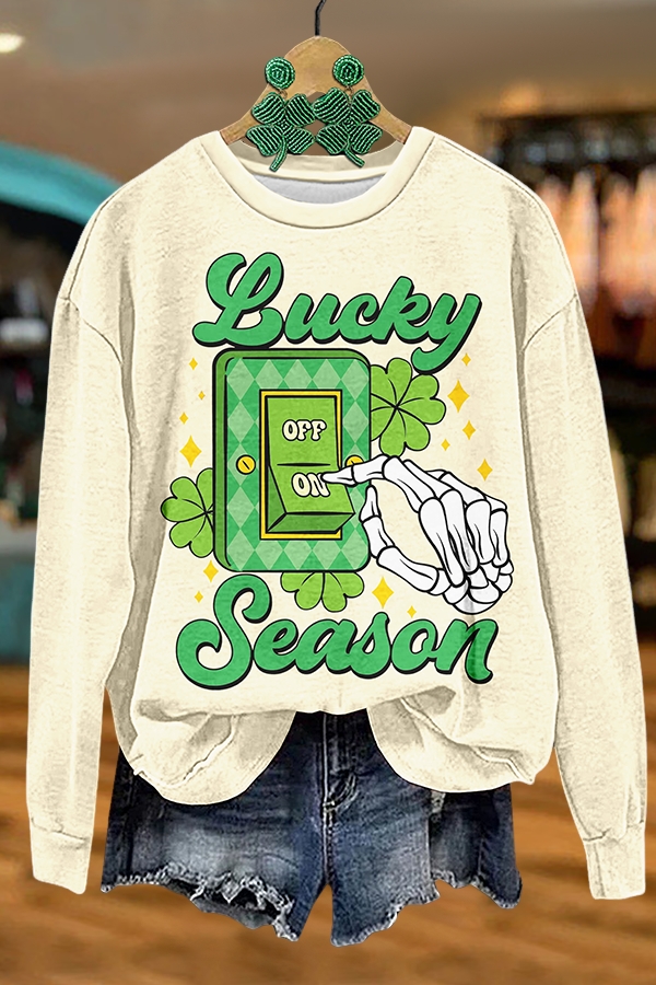 St. Patrick's Day Lucky Season Sweatshirt