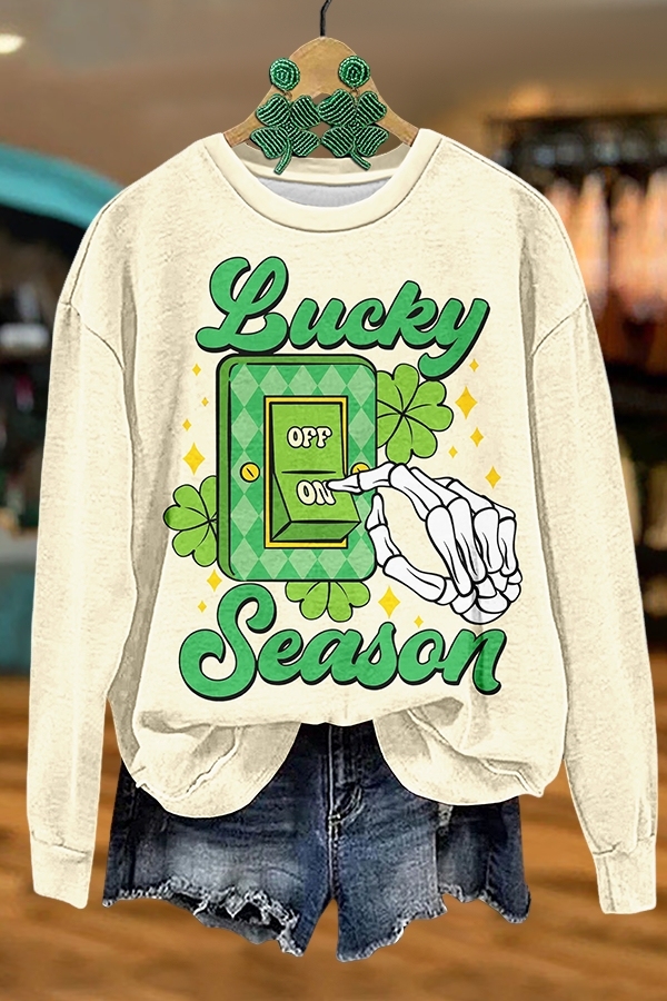 St. Patrick's Day Lucky Season Sweatshirt