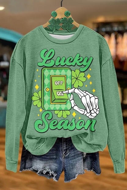 St. Patrick's Day Lucky Season Sweatshirt