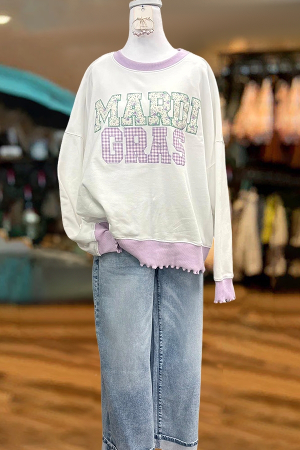 Mardi Gras Cute Sweatshirt