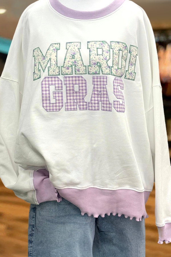 Mardi Gras Cute Sweatshirt