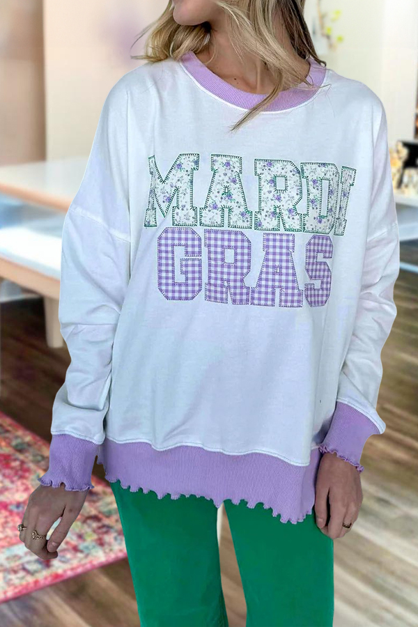 Mardi Gras Cute Sweatshirt