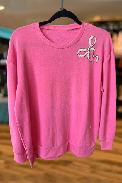 Valentine's Day Bow Sweatshirt