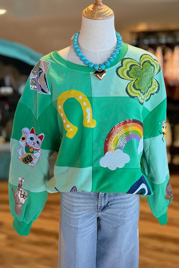 St. Patrick's Day Lucky Icon Sweatshirt