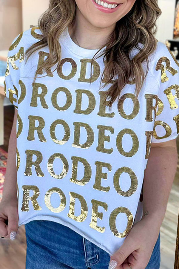 Rodeo Scattered Gold Top