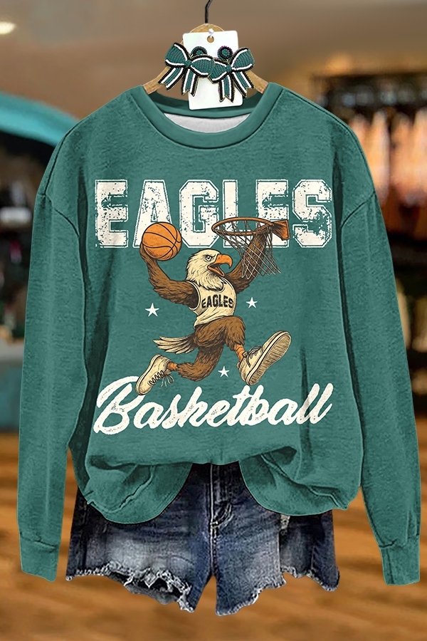 Women's sweatshirt | Basketball Hawks Sweatshirt |mywesternoutfit