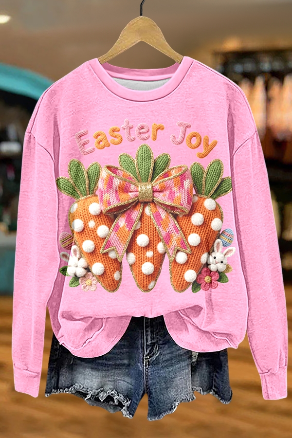 Easter Joy Carrot Sweatshirt