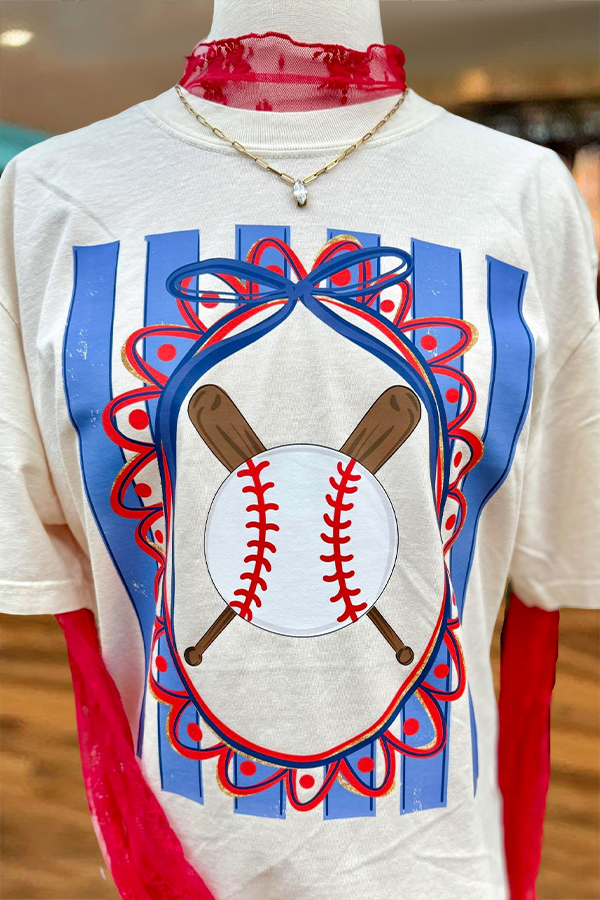 Baseball Striped T-Shirt