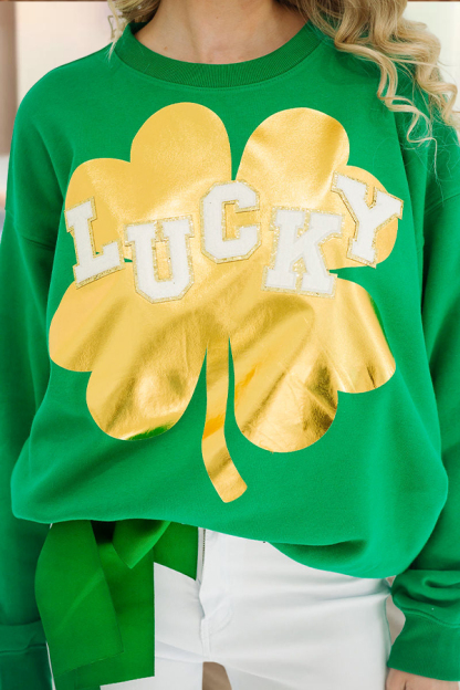 St. Patrick's Day Lucky Sparkle Sweatshirt