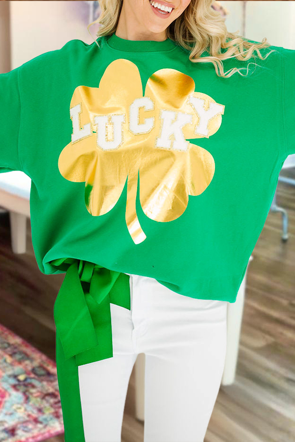 St. Patrick's Day Lucky Sparkle Sweatshirt