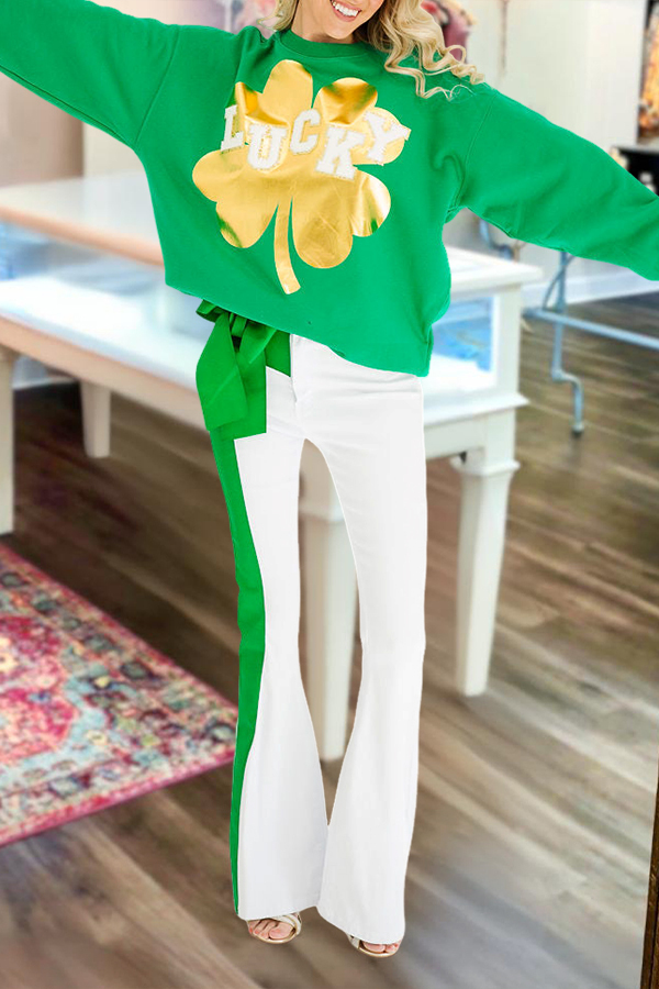 St. Patrick's Day Lucky Sparkle Sweatshirt