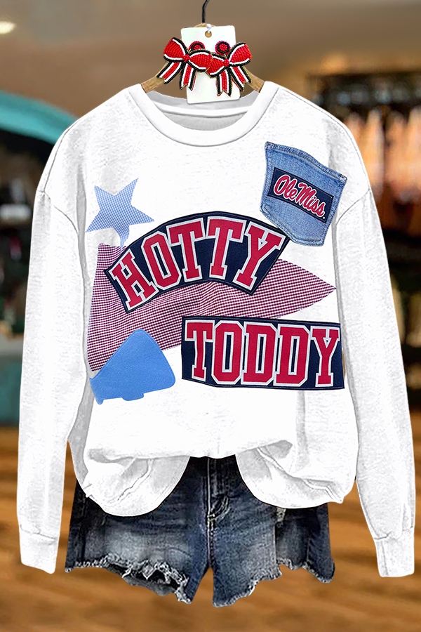 Game Day Red And Blue Sweatshirt