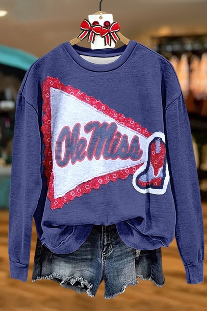 Game Day Red And Blue Sweatshirt