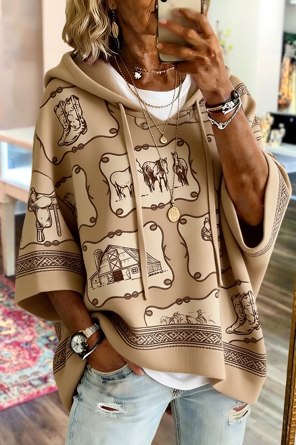 Western Horse Hoodie