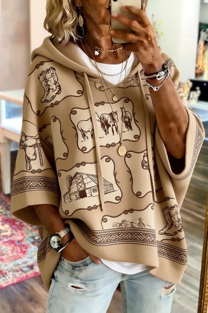 Western Horse Hoodie