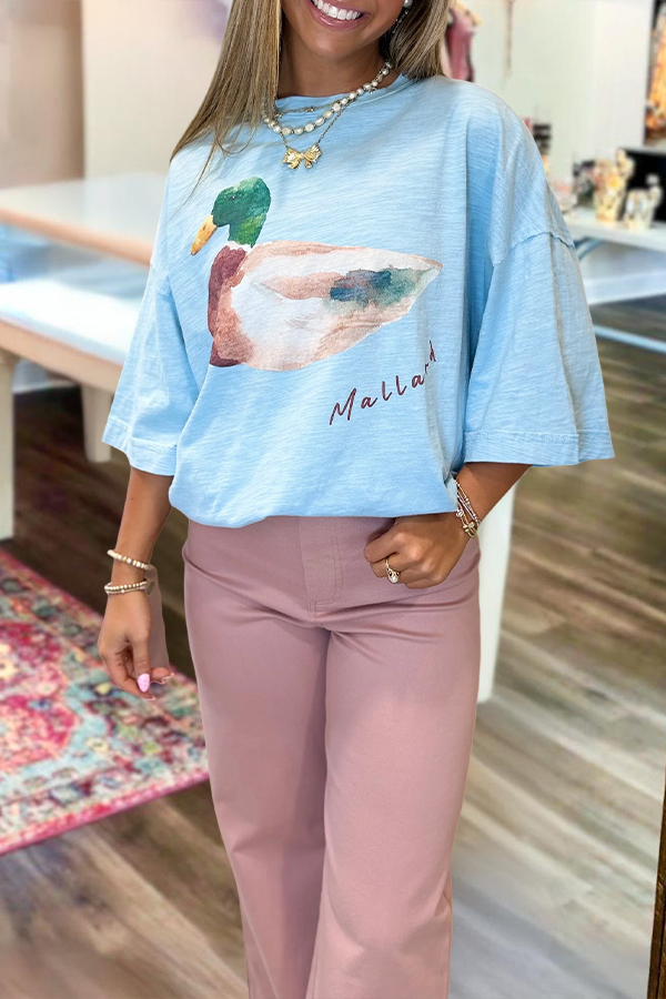 Cream Colored Duck T-Shirt