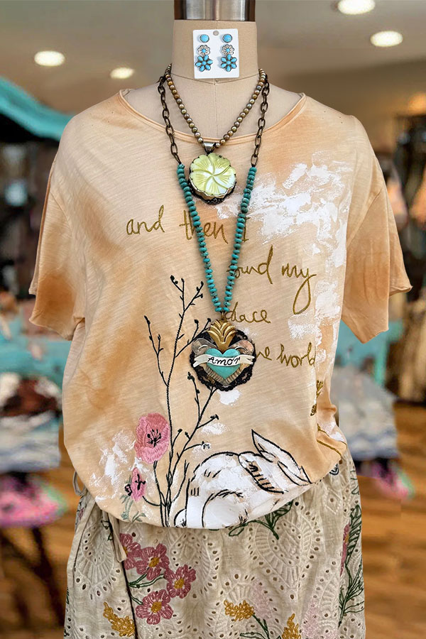 Vintage Distressed Easter Bunny T-Shirt