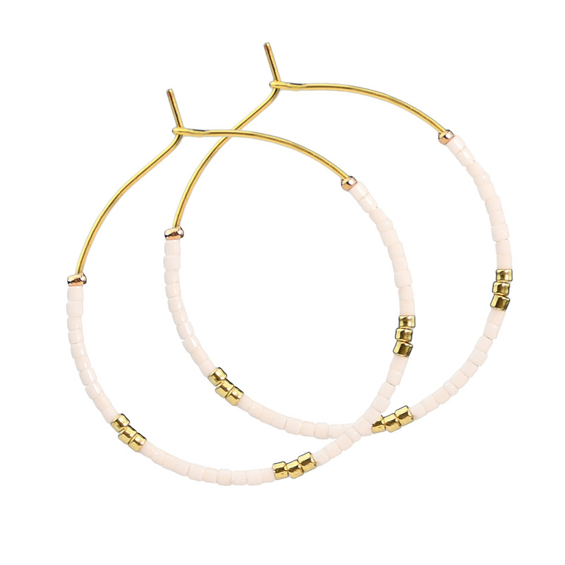 Bohemian Colorful Bead Earrings