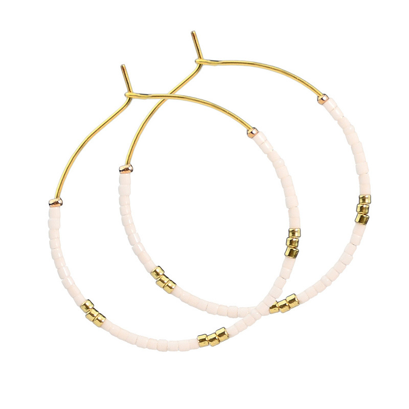 Bohemian Colorful Bead Earrings