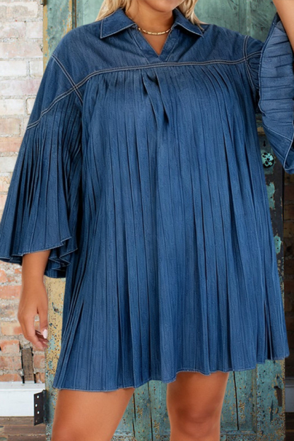 Stylish And Elegant Pleated Dress